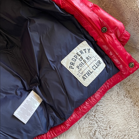Ralph Lauren Youth Red Puffer Jacket- great condition - Picture 4 of 7